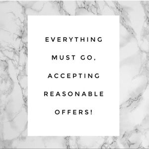 Back to school this week, selling everything cheap